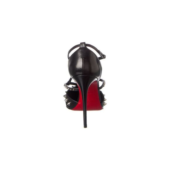 Christian Louboutin Tatooshka Spikes 100 Leather Pump, Black - Picture 3 of 5